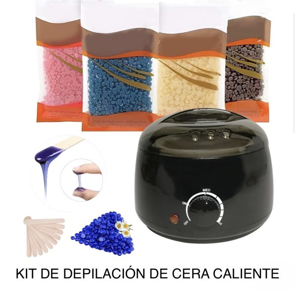 Kit de depilacion en cera caliente