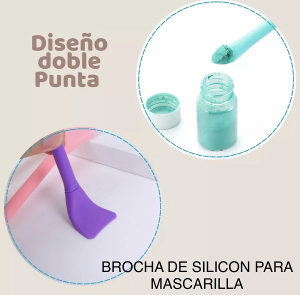 Brocha de silicon para mascarilla